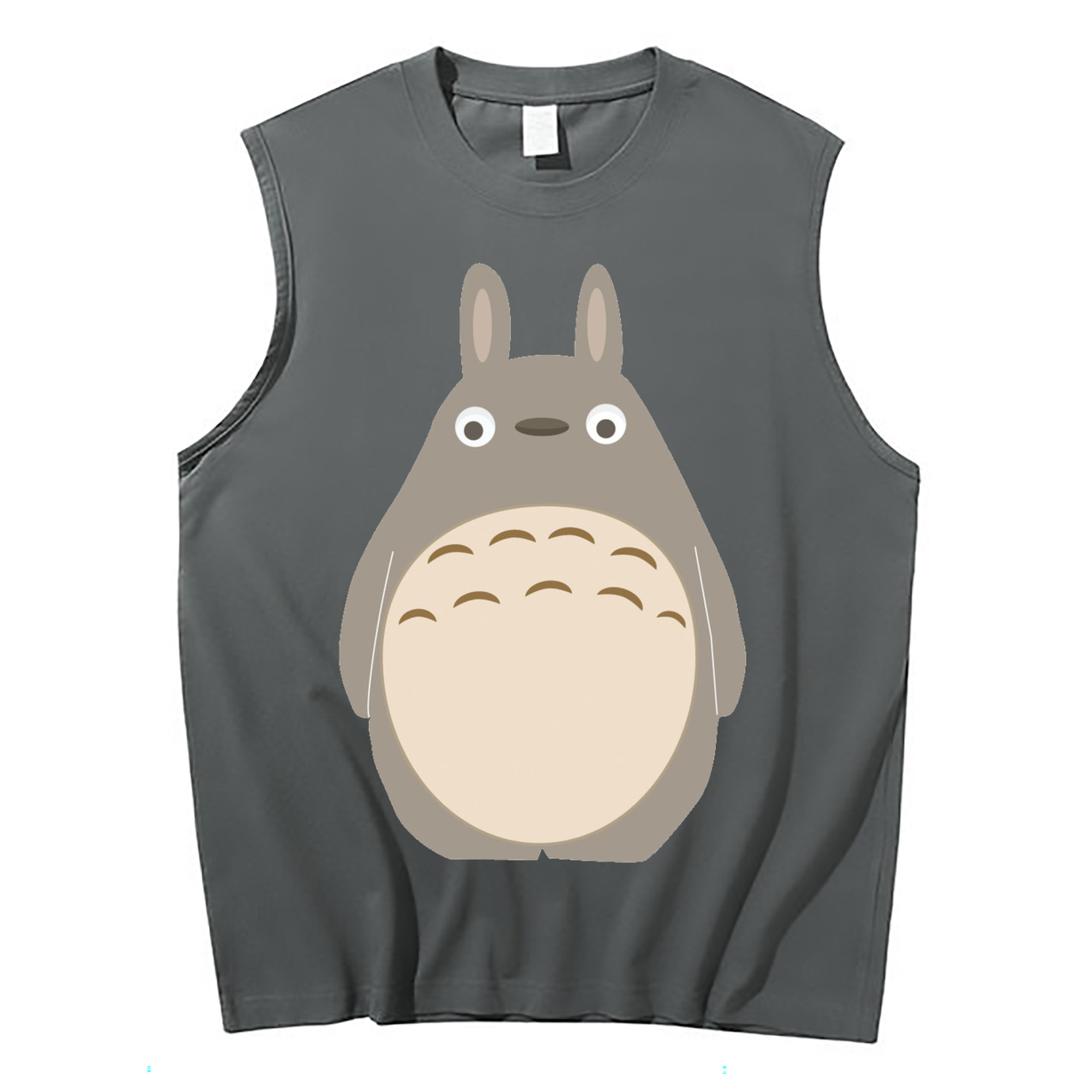 （画像用） となりのトトロ 草壁メイ 草壁サツキ My Neighbor Totoro Satsuki Kusakabe Mei Kusakabe コットン100％タンクトップ（フロントプリント）